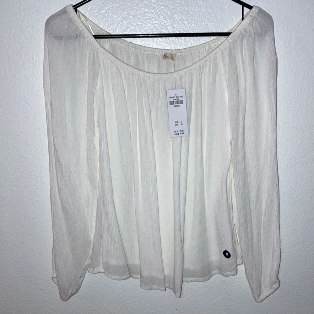 NWT hollister off the shoulder top